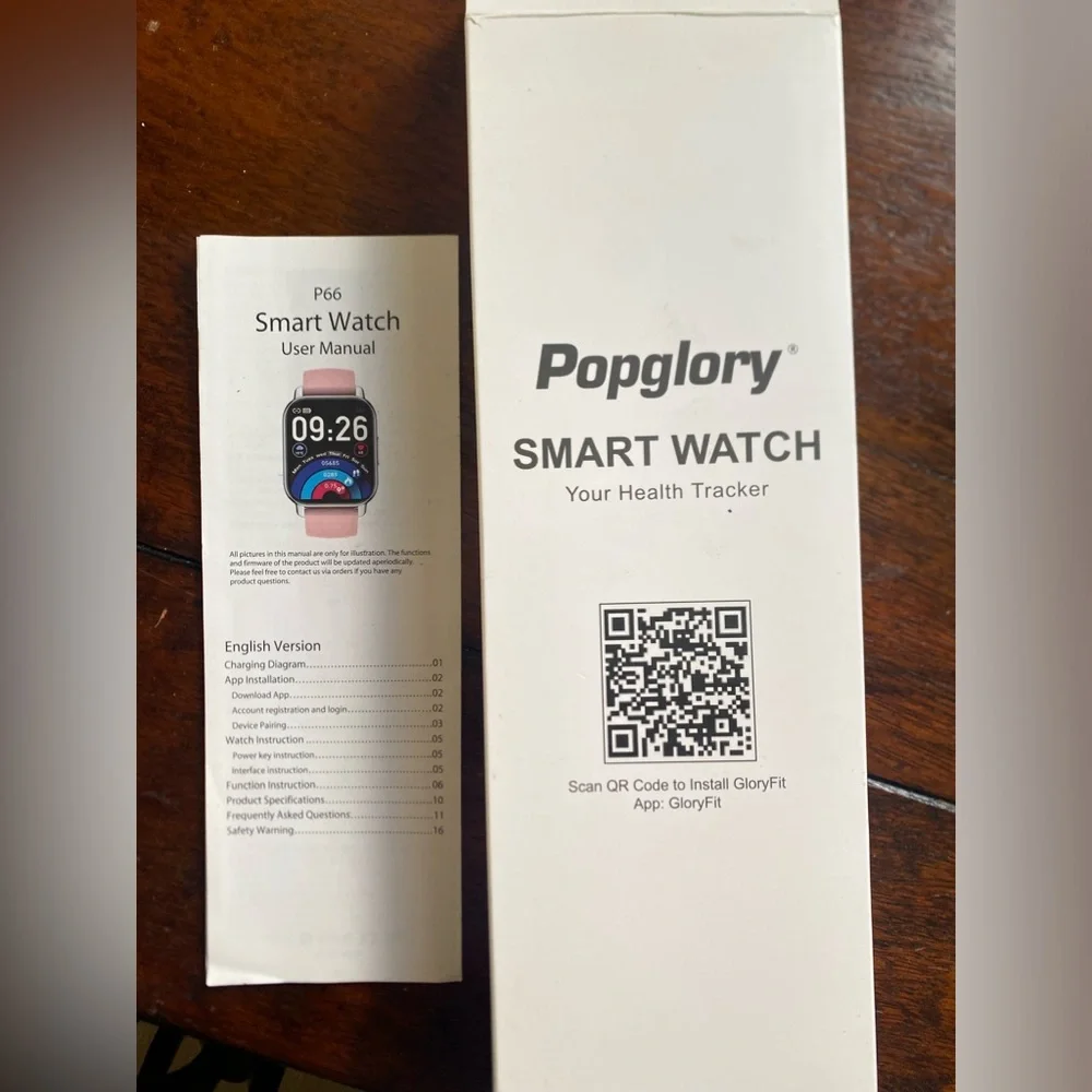 NWT! Smartwatch with 2 wrist-bands